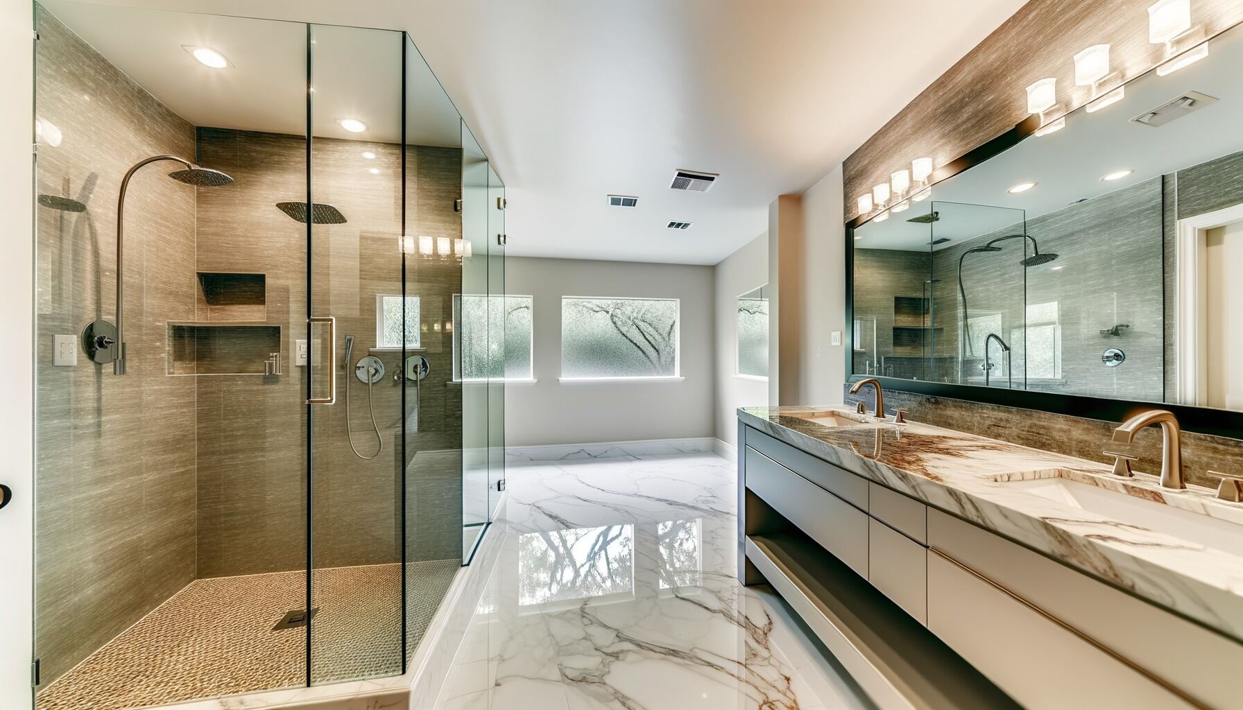 Luxury Master Bath - Sugar Land, TX