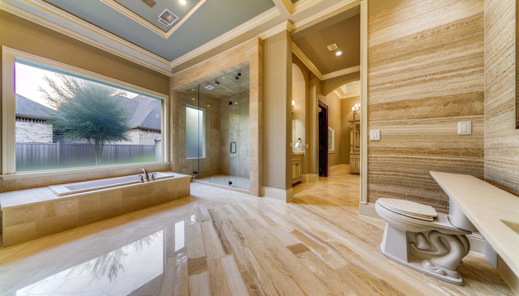 Travertine Stone - The Woodlands, TX