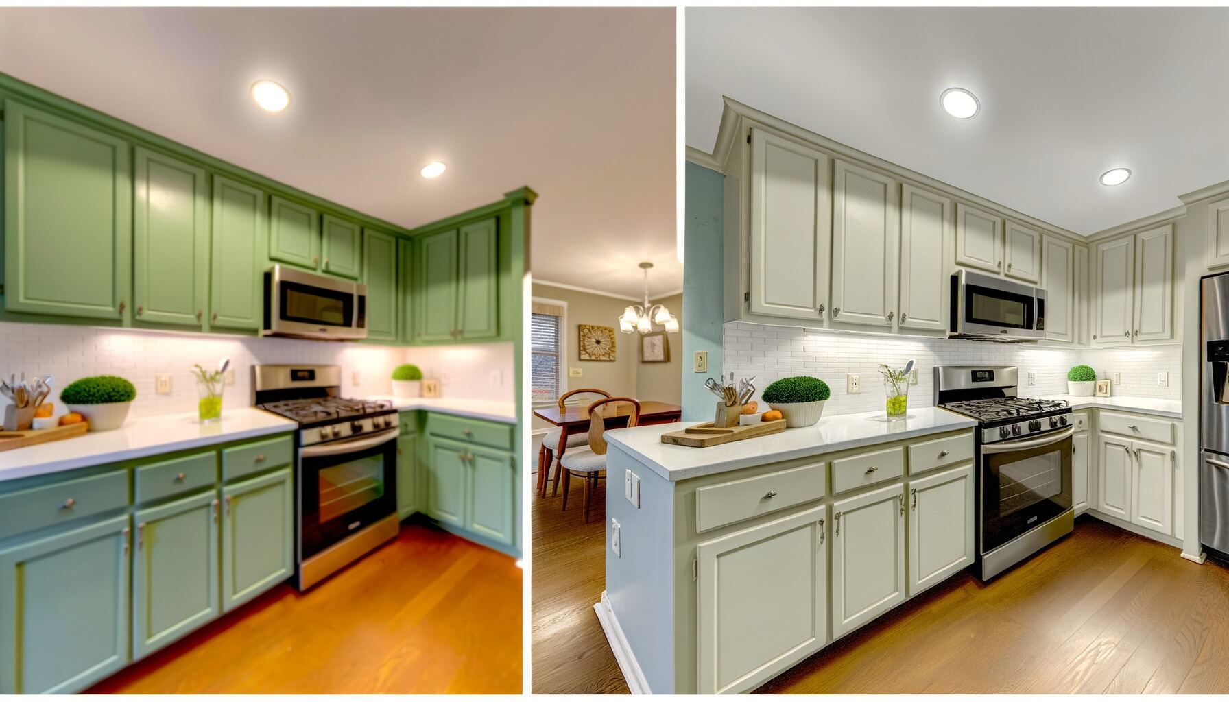 Sage Green Cabinets - Sugar Land, TX
